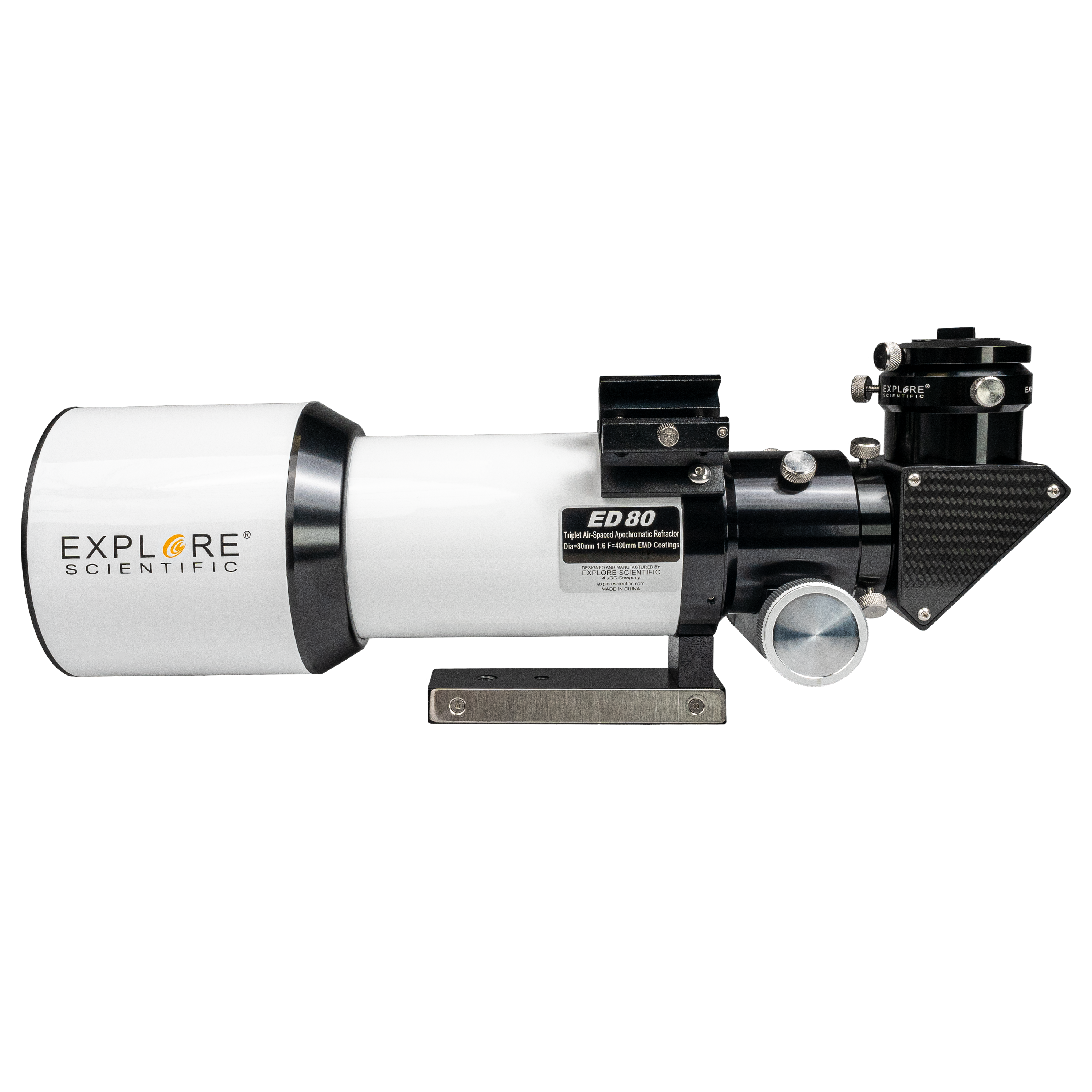 ED80 Essential Series Air-Spaced Triplet Refractor Telescope with Field Flattener