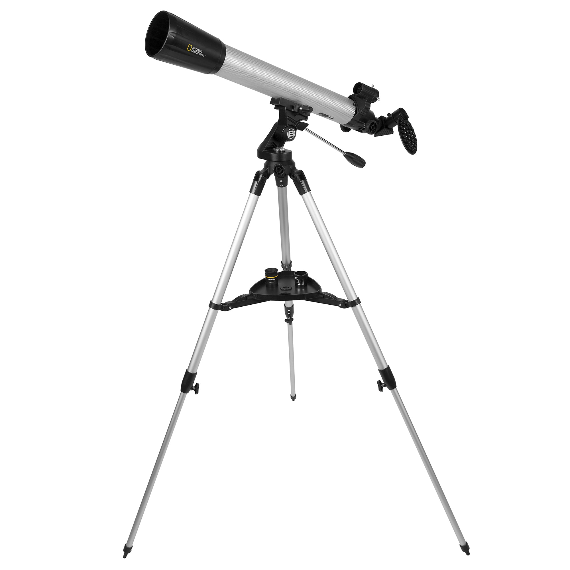 70mm Refractor Telescope Adjustable Height Tripod + Planisphere Bundle